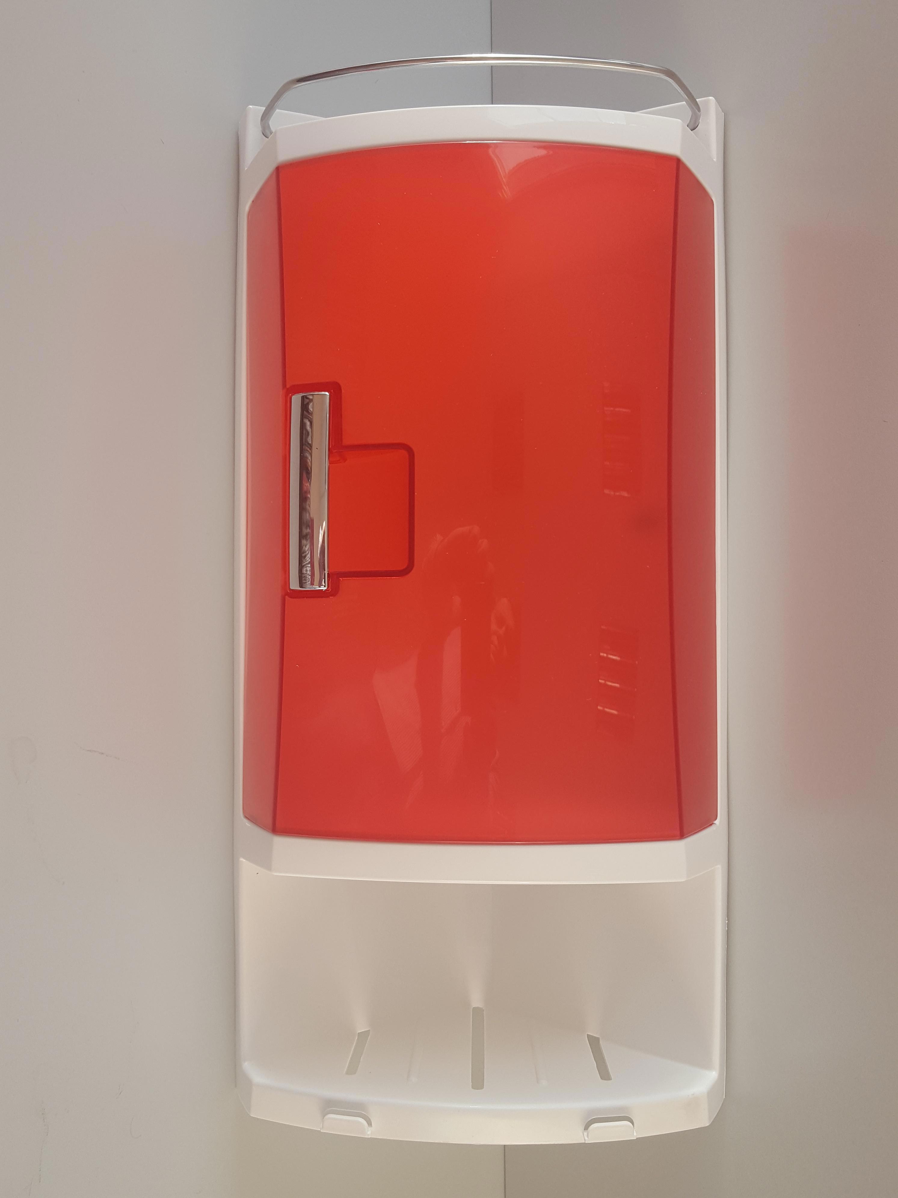 90327967 Угловой шкафчик для ванной M-S05-18 17см цвет красный STLM-0186426 PRIMANOVA