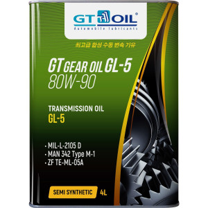 90742363 Трансмиссионное масло Gear Oil 80W-90 GL-5 4L STLM-0364116 GT OIL