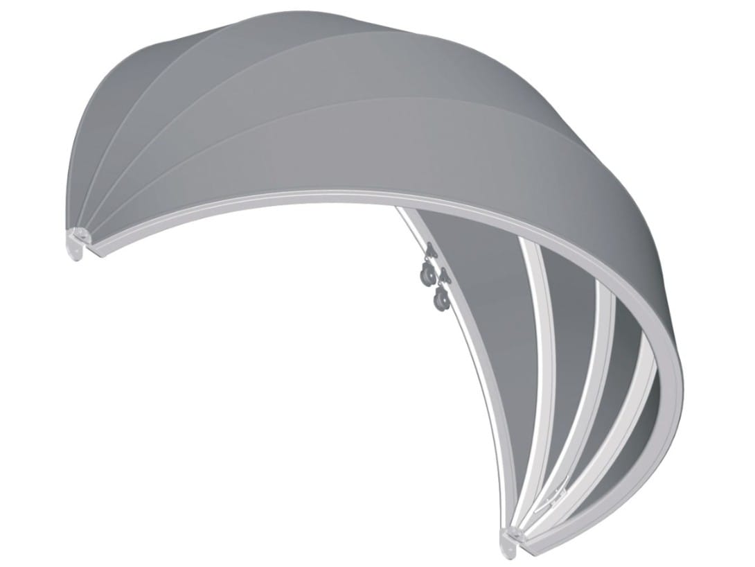 Одиночная палатка с алюминиевой рамой Mv Line фиксированные и подвижные капоты ARCH-00026637 - Вид №3