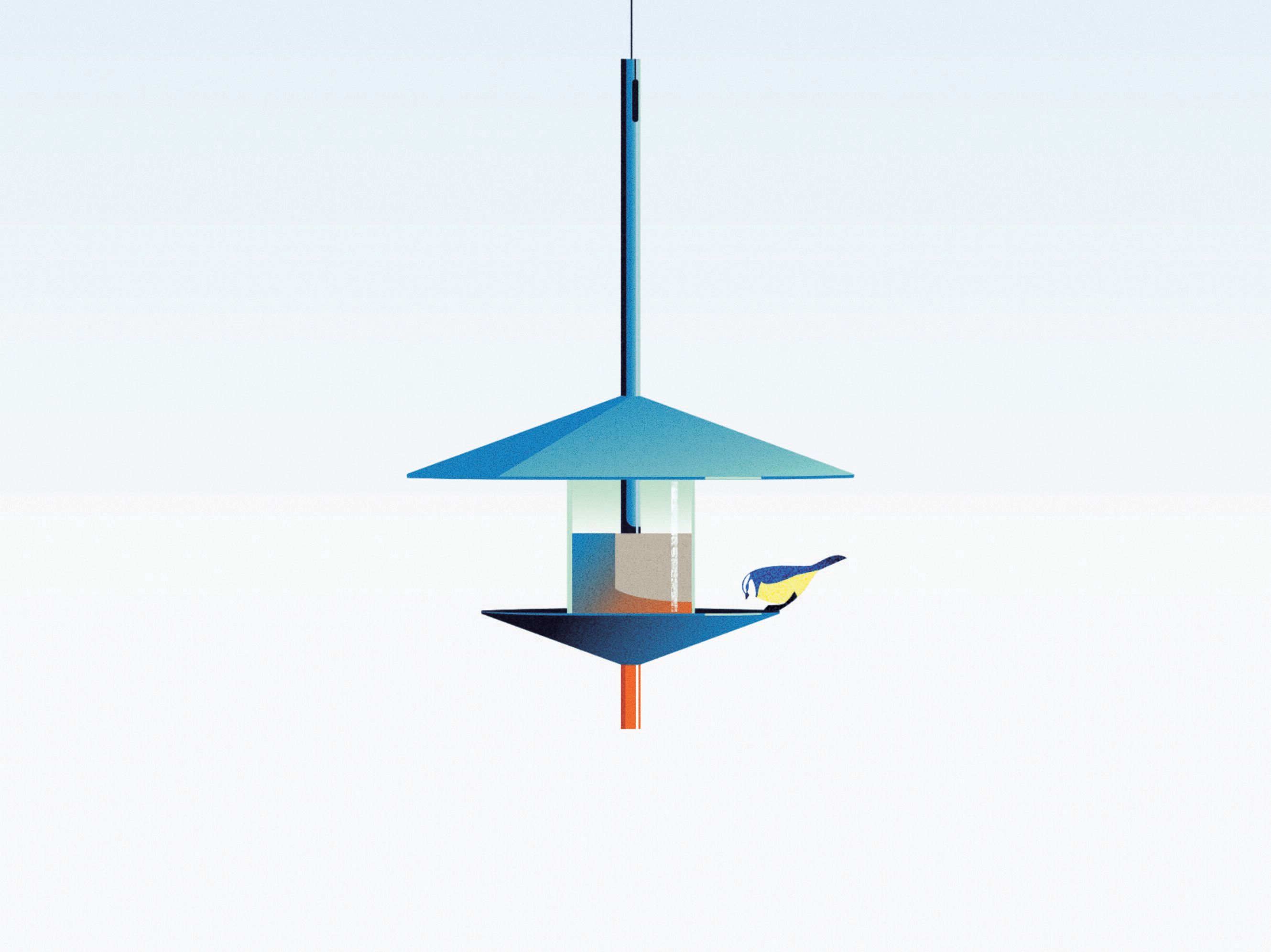 Кормушка для птиц из алюминия Danese Milano Ori ARCH-00031107 - Вид №4