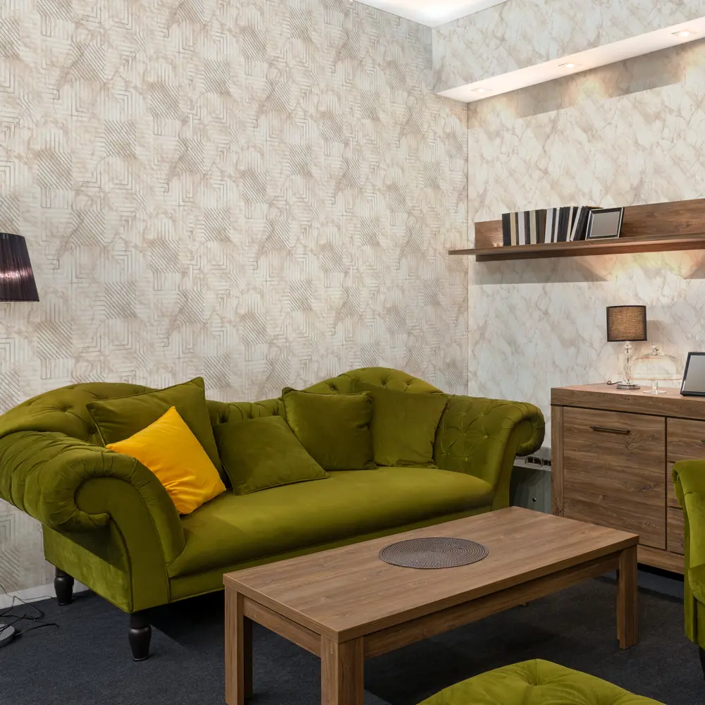 Обои флизелиновые Московская обойная фабрика Либре бежевый фон 1.06 м STLM-2135920 - Вид №3