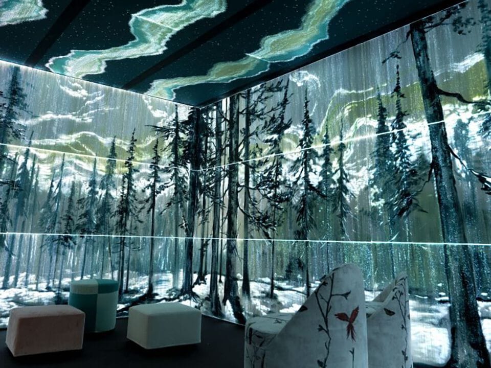 Световая декоративная панель из ткани с оптическим волокном DREAMLUX® Pannelli decorativi ARCH-00067399