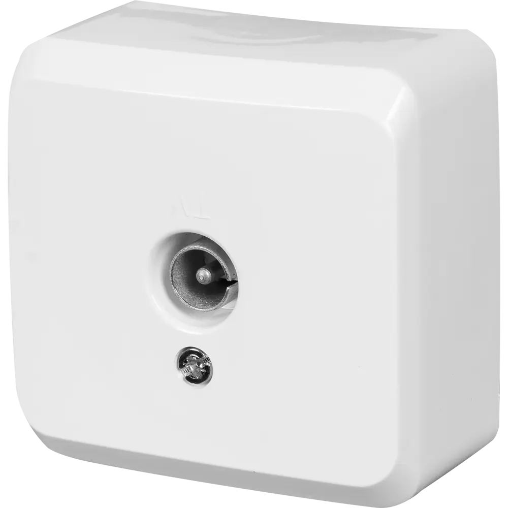 ТВ-розетка SYSTEME ELECTRIC Этюд для подключения телевизора 12511166 STLM-1110954 - Вид №1