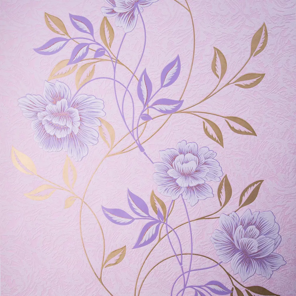 Обои виниловые Home Color Jardin фиолетовые 0.53 м 136-56 STLM-2018232