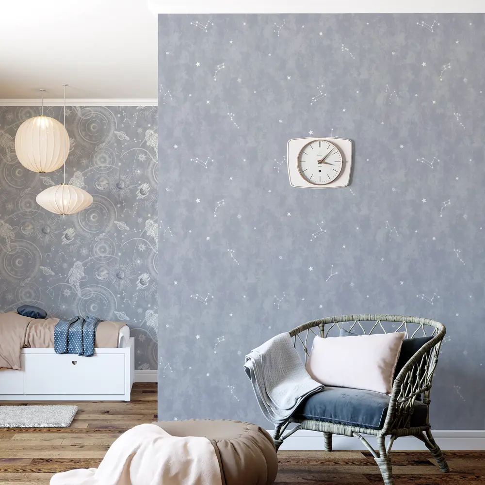 Обои флизелиновые Palitra Home Cosmo серые 1.06 м HC72577-46 STLM-2037638 - Вид №4