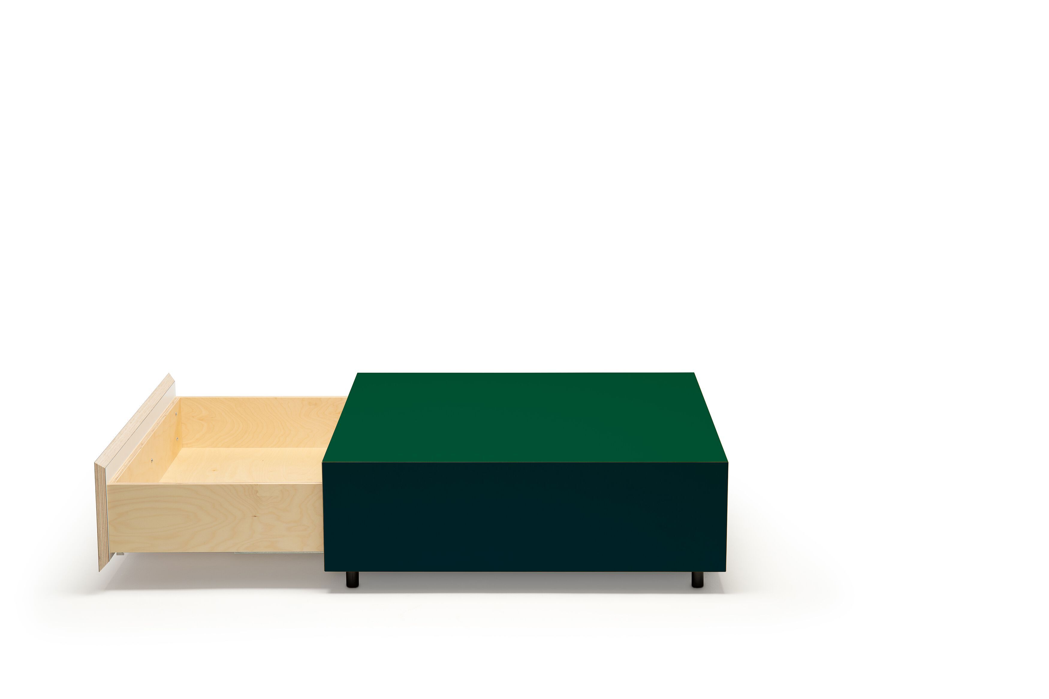 Низкий квадратный журнальный столик из фанеры Established&Sons Bloc ARCH-00108463 - Вид №15