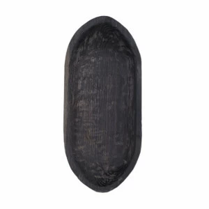 Тарелка овальная черная FUGA ECO WOOD 123585 Чёрный