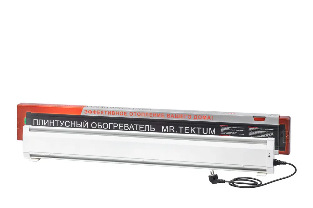 90391707 Обогреватель плинтусный электрический Mr.Tektum Smart 450 Вт 1.1 м цвет белый STLM-0211462