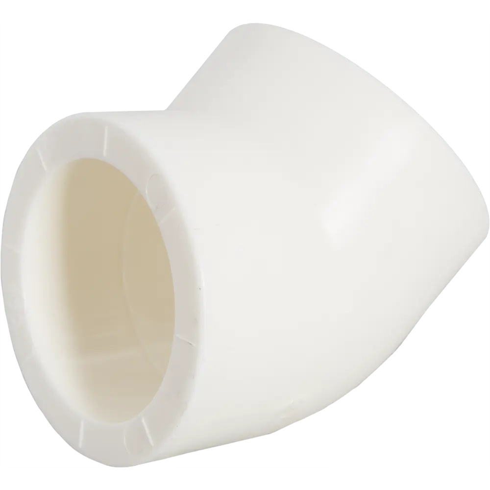 Угольник ПОЛИТЭК 45° для труб 50 мм - надежное соединение систем 82571545 STLM-0030285