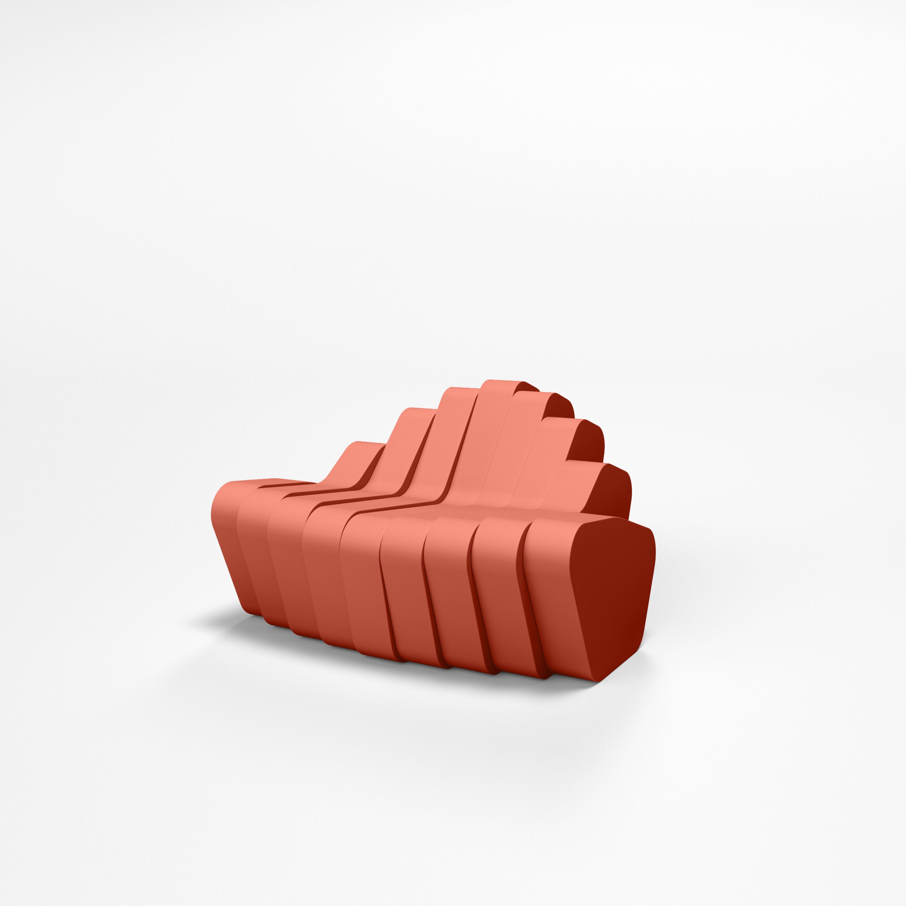 Пенопластовая скамья со спинкой SIXINCH Cliffy ARCH-00009974 - Вид №4