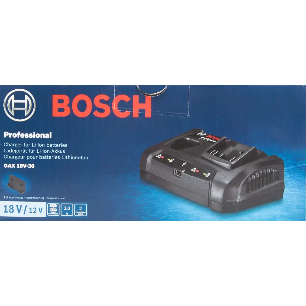 Зарядное устройство Bosch GAX 18V-30, 1600A011A9 BOSCH PROFESSIONAL STLM-2209024 - Вид №4