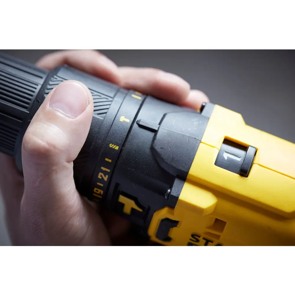 Дрель-шуруповерт аккумуляторная ударная Stanley Fatmax SCD718D2K, 18 В Li-ion 2х2 Ач STLM-2038044 - Вид №12