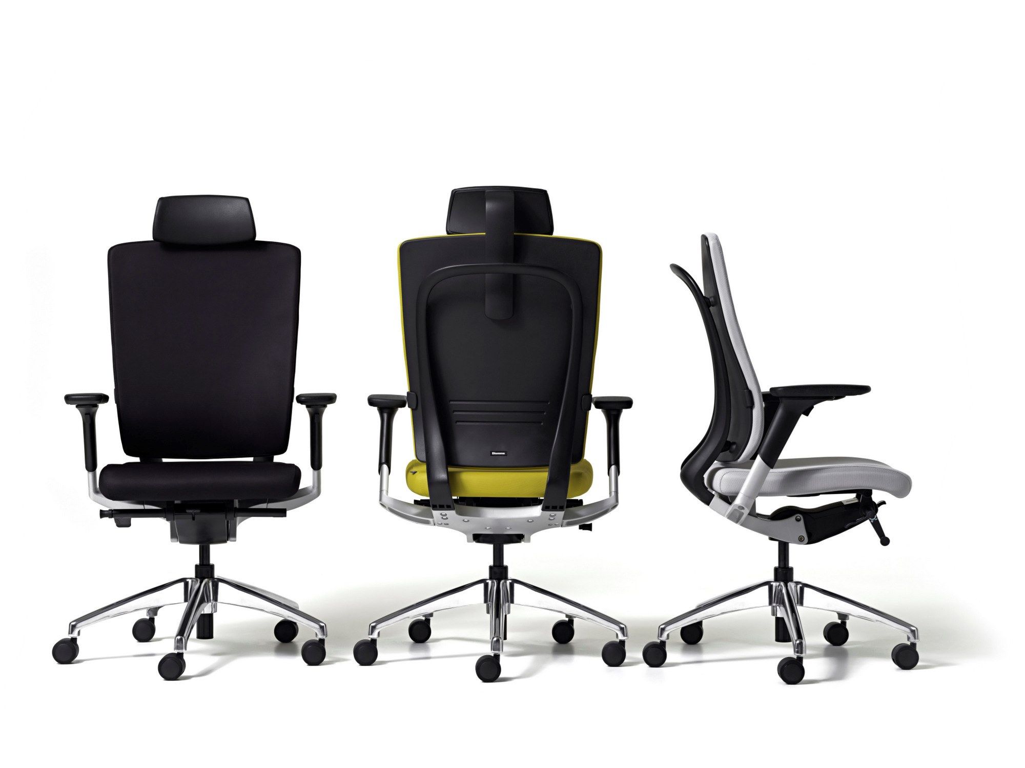 5 спиц ткань операционный стул офиса с колесами Diemme стиль ARCH-00092080 - Вид №3