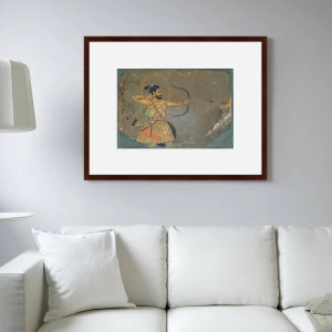 Картина: Султан Али охотится на тигра, Персия, 1660г КАРТИНЫ В КВАРТИРУ  093712 Разноцветный