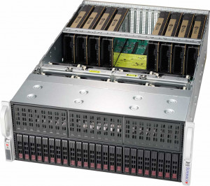 SYS-4029GP-TRT2 gpu server (x11dpg-ot, 418gts-r3200) ( lga 3647, 24xddr4 up to 6tb ecc 3ds lrdimm, 24x2.5", 11 pci-e 3.0 x16 (fhfl) slots, 1 pci-e 3.0 x8 (fhfl) slots, 2x 10gbase-t lan ports via intel c622, 2000w redundant power) SuperMicro