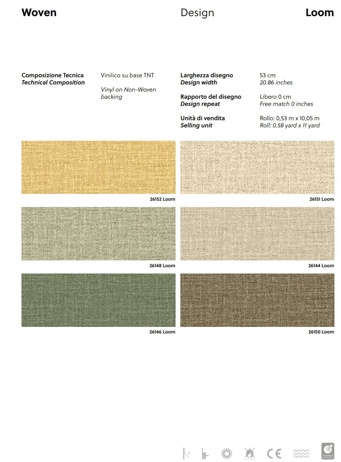 Обои с эффектом ткани Jannelli&Volpi ALTAGAMMA WOVEN ARCH-00043102 - Вид №3