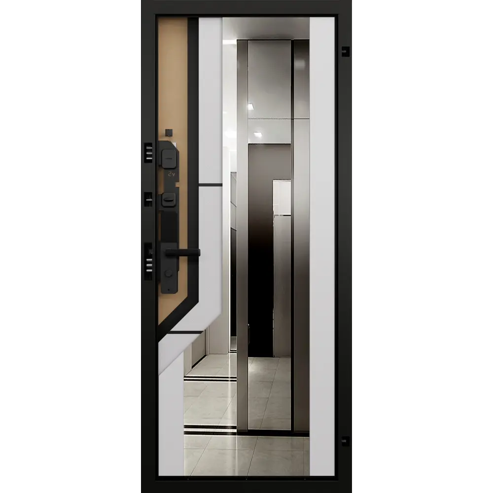 Входная дверь TOREX Протон Скай 86x205 см правая белая с зеркалом 89437238 STLM-1582780 - Вид №16