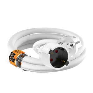 Удлинитель бытовой Duwi 3x1 5 1 розетка с заземлением 2300 Вт цвет белый