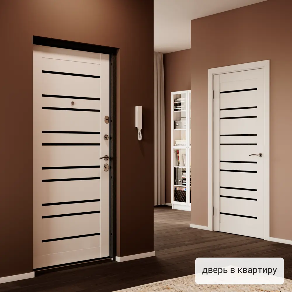 Дверь входная металлическая Страйд Уна 860 мм правая цвет черный TOREX STLM-2163294 - Вид №16