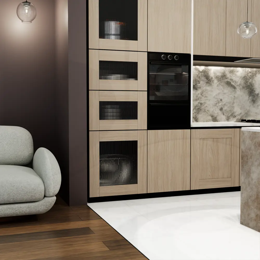 Дверь Лион Реймс 59.4x63.6x1.6 см ДСП цвет комано 89439371 STLM-2014868 Santreyd - Вид №6