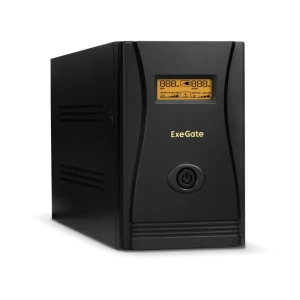 Источник бесперебойного питания Exegate SpecialPro Smart LLB-2000.LCD.AVR.6C13.RJ.USB 2000 ВА 2000 Вт