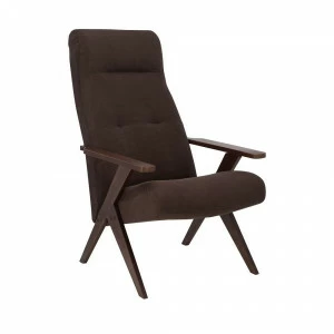 Кресло с деревянными подлокотниками орех Leset Tinto Ophelia 15 IMPEX ДИЗАЙНЕРСКИЕ 00-3967045 Коричневый