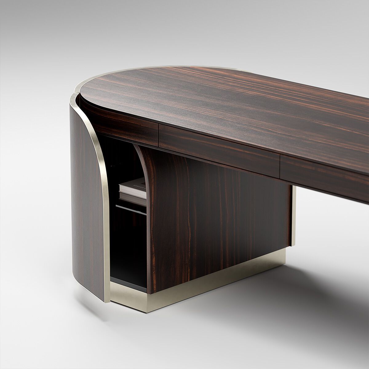 Кожаный стол с ящиками Capital Collection Duna ARCH-00048606 - Вид №4