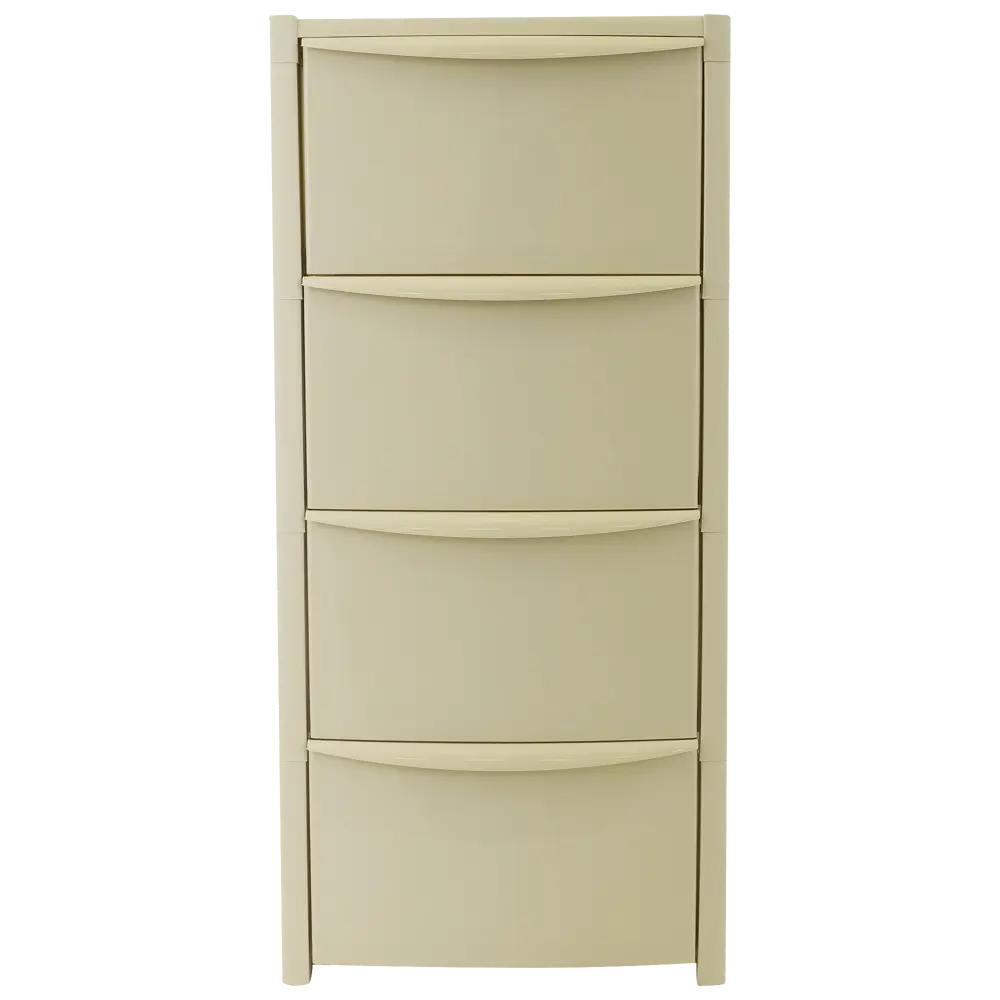 Комод 4 ящика 76.7x37.7x36 см пластик цвет слоновая кость 82140458 STLM-2204723 Santreyd  - Вид №4