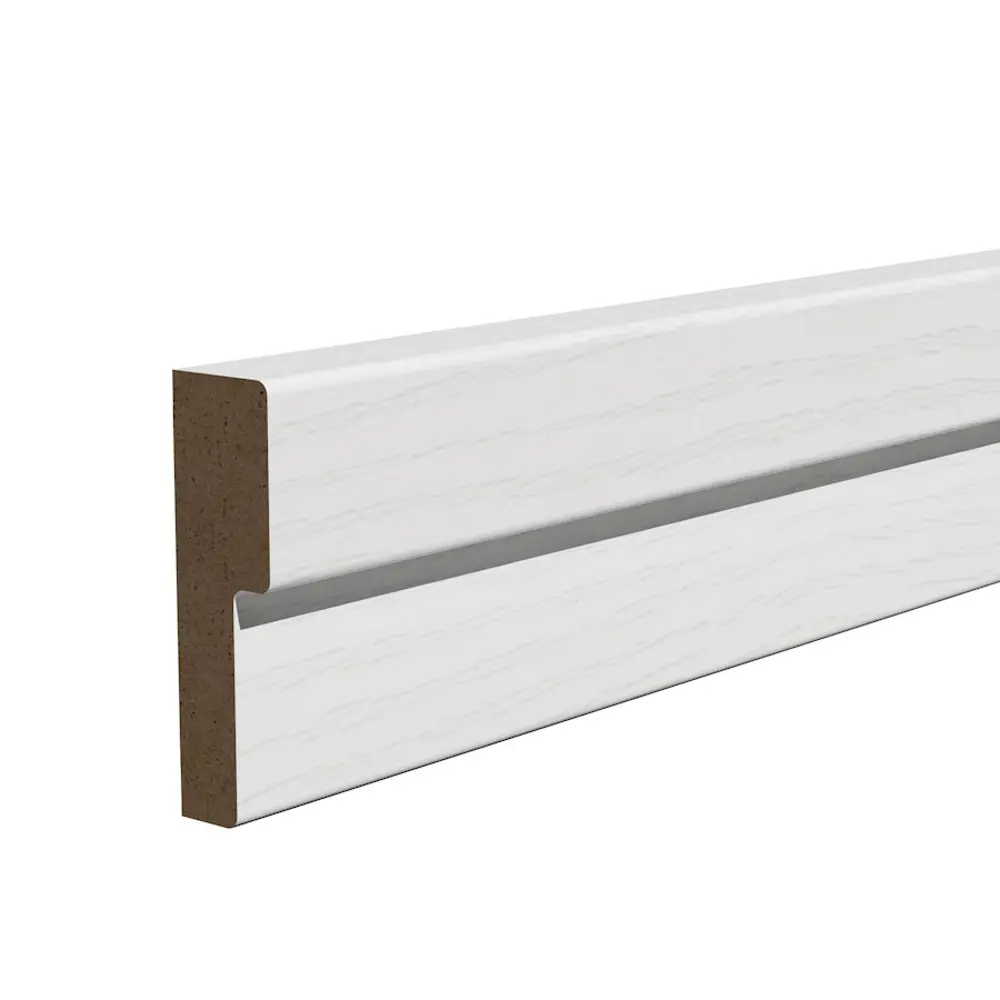 Дверная коробка 2070х70x29 мм ПВХ ламинация цвет пломбир КРОНОПРОФИЛЬ STLM-2031112