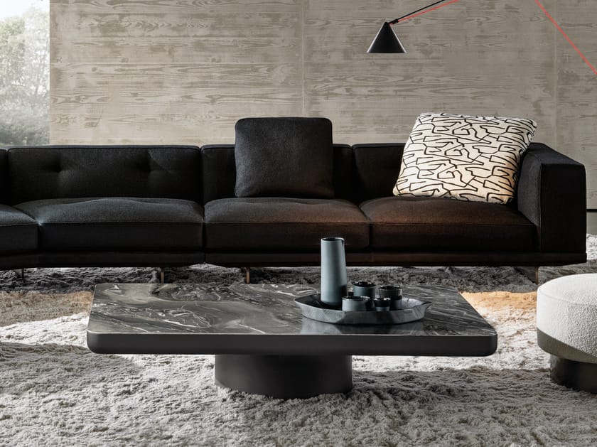 Прямоугольный мраморный журнальный столик Minotti Brady ARCH-00078354