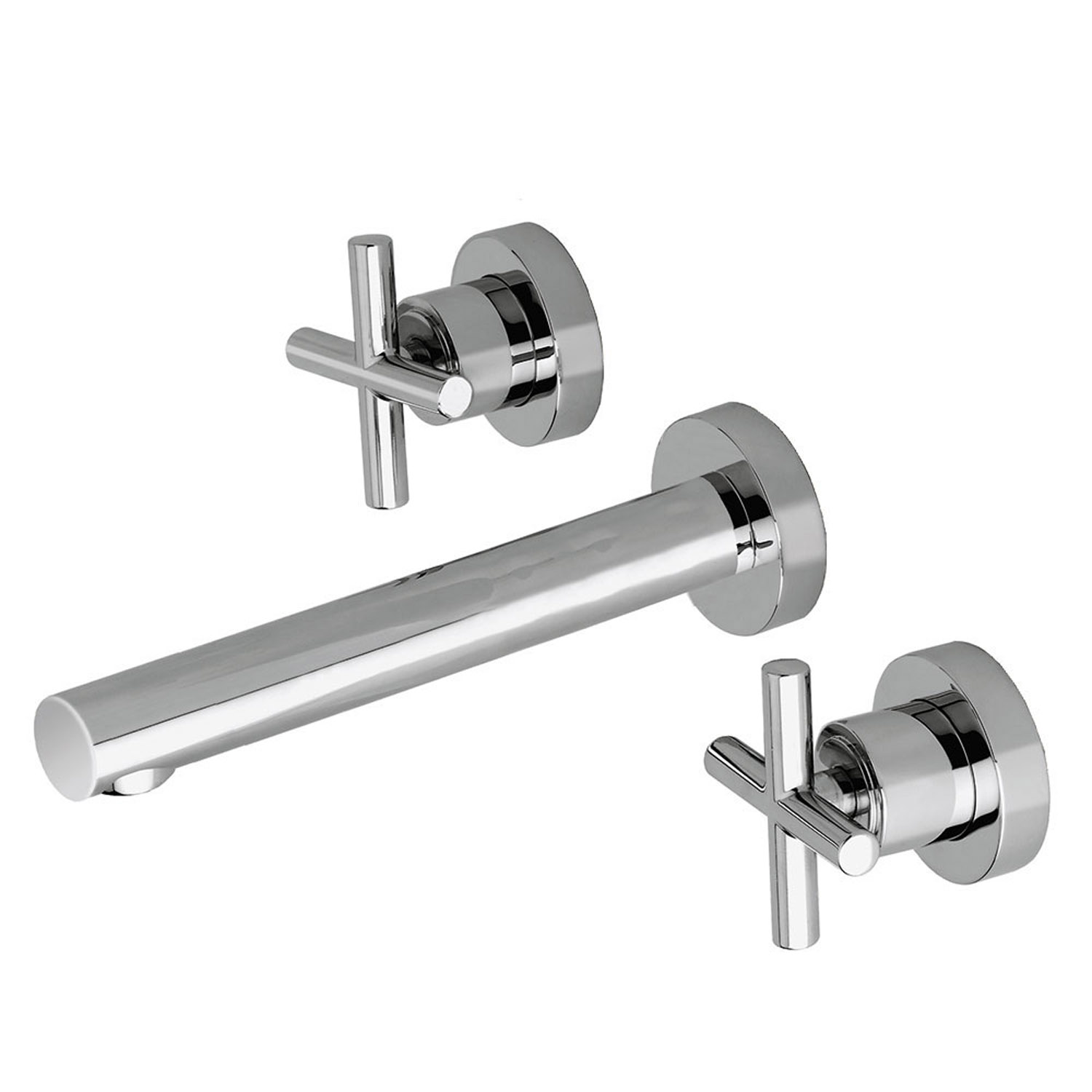 Скрытый смеситель для умывальника BIMAX-TRES с двумя ручками-163151 TRES 