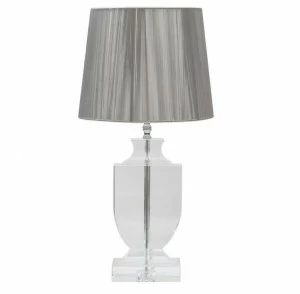 Лампа настольная Cristal Argo X29300 GARDA DECOR ВАЗА 039962 Прозрачный;серый