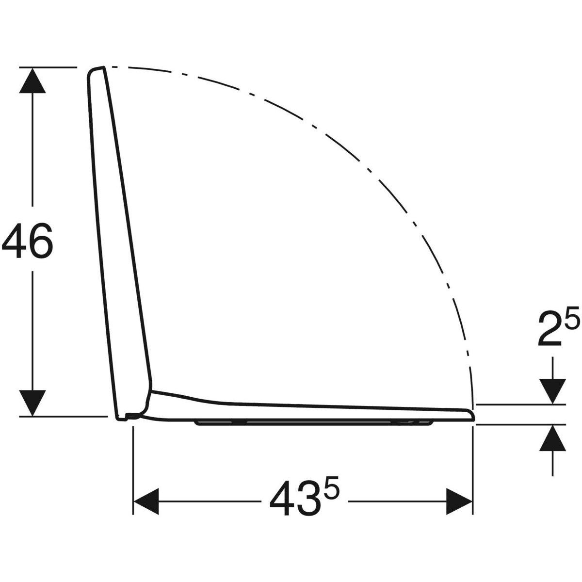 Сиденье для унитаза Geberit Selnova ARCH-00136753 - Вид №4
