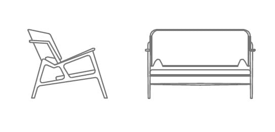 Ткань диван HOOKL und STOOL Tisa ARCH-00137416 - Вид №4
