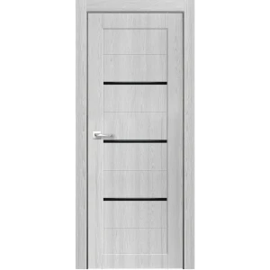 Дверь межкомнатная глухая Тревизо 2 70x200 см финиш бумага цвет ясень дали серый без замка, без петель