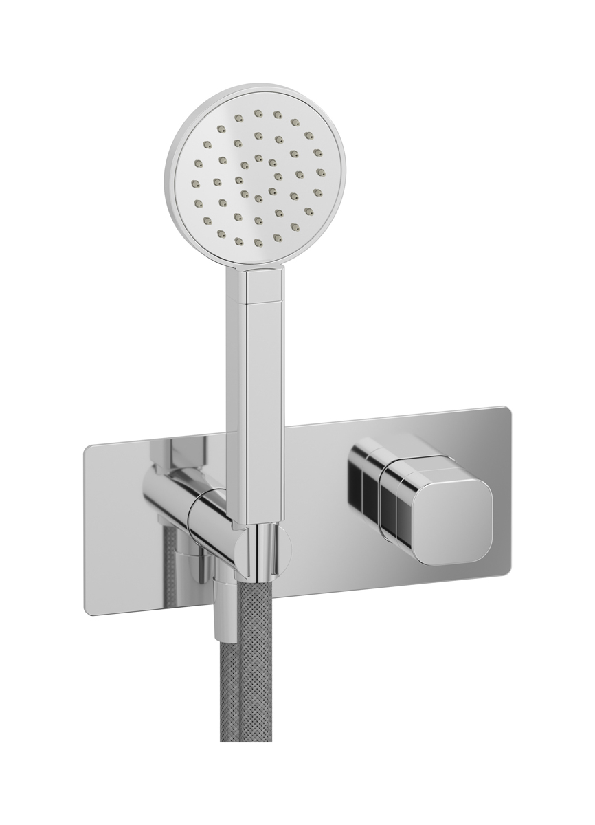 Комплект внешних частей для гигиенического душа с прогрессивным смесителем WE ARE IB eo716cc_1 Chrome Elio