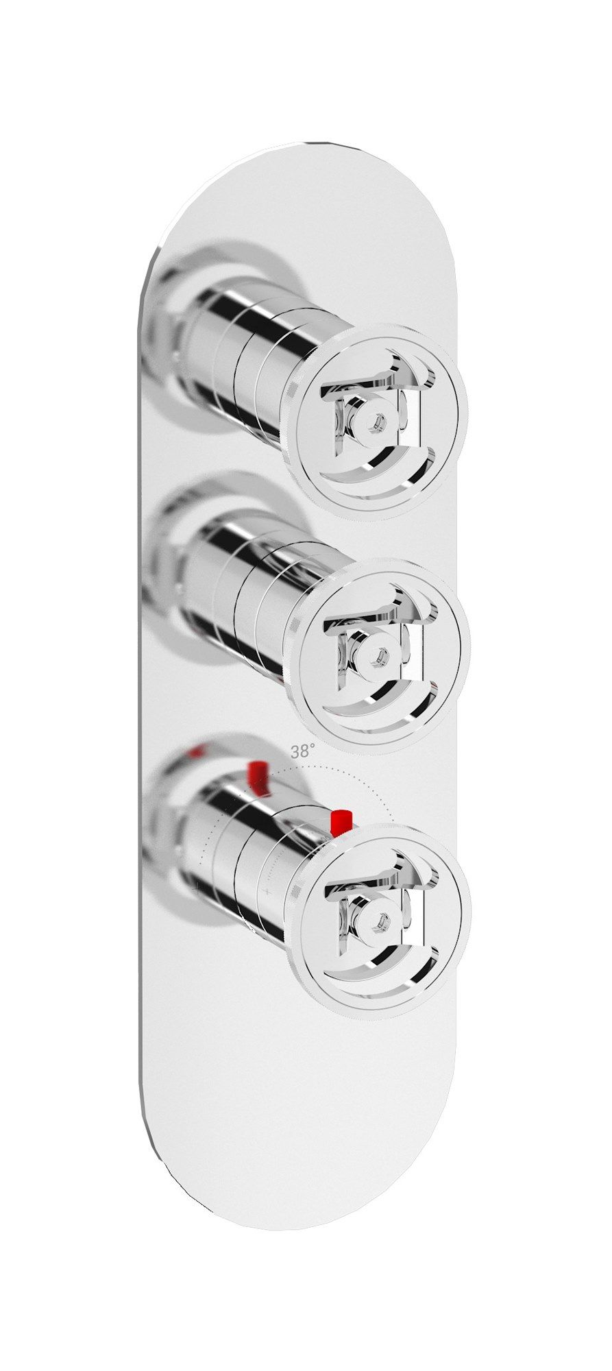Термостатический смеситель для душа с 3 отверстиями IB AQUA - 2 WAYS EUA212 ARCH-00143058 - Вид №1