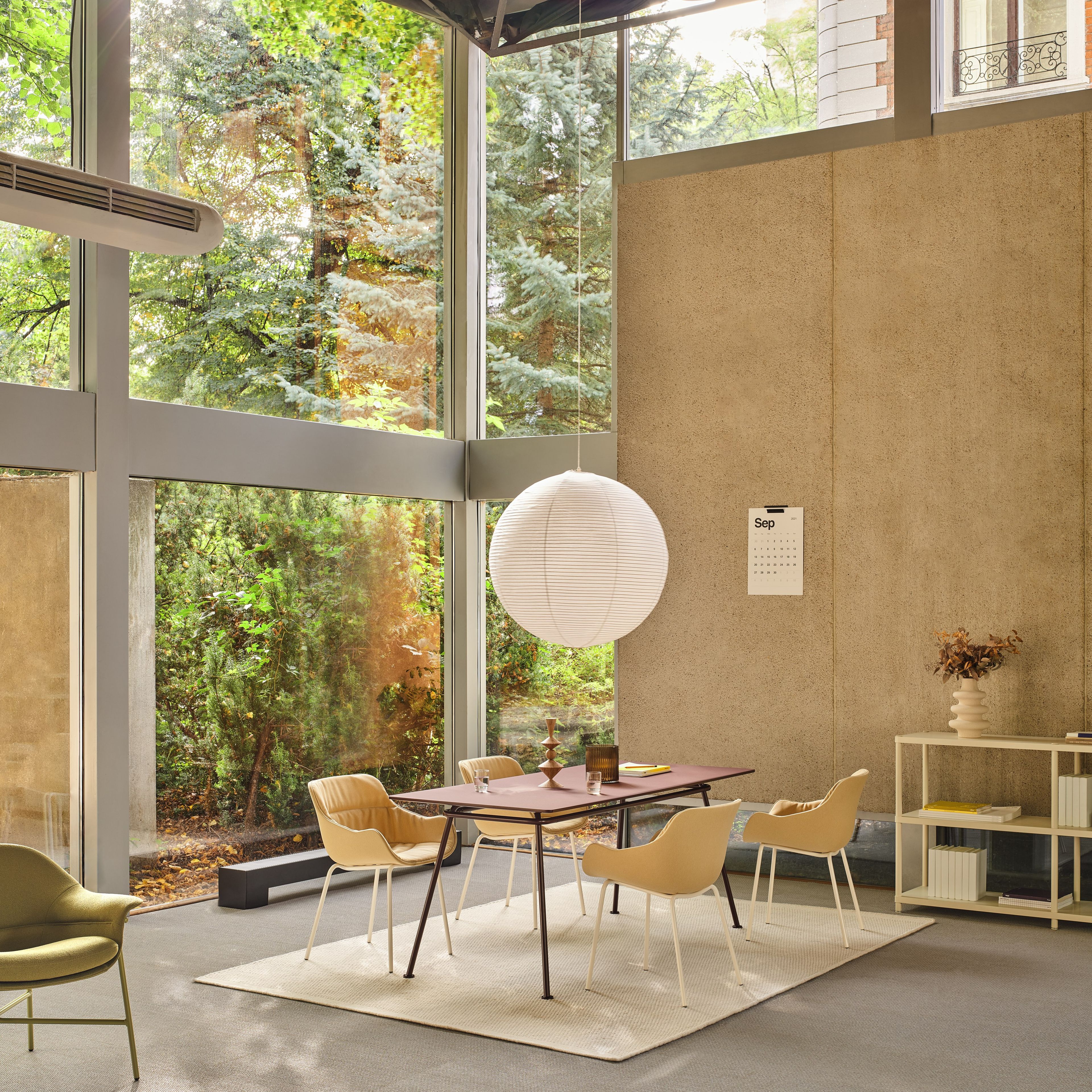 Металлический прямоугольный обеденный стол MDD новая школа ARCH-00148415 - Вид №9