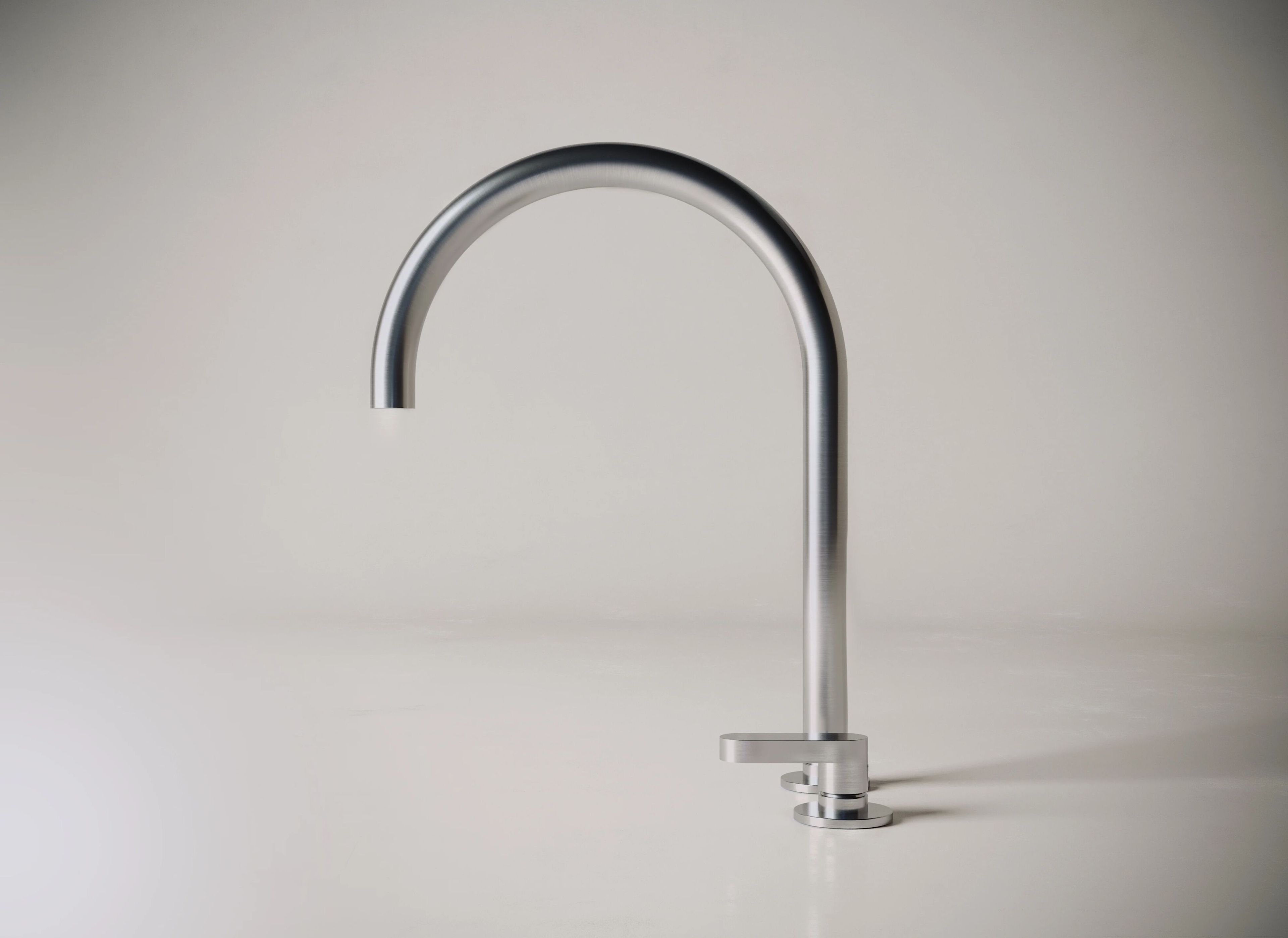 Смеситель для раковины из нержавеющей стали с поворотным горлышком COCOON John Pawson ARCH-00055268 - Вид №9