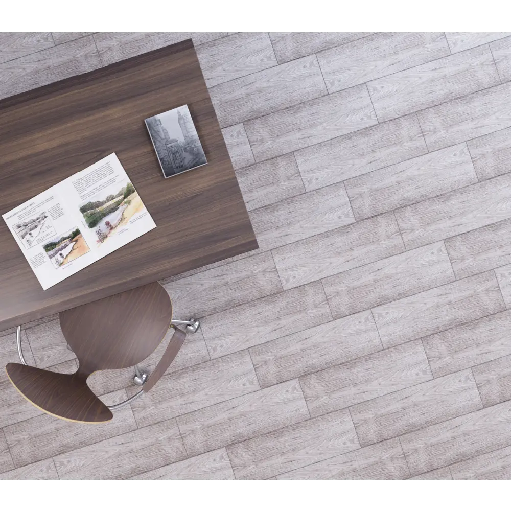 Керамогранит Grasaro Parquet 20x60 см 1.08 м² цвет темно-серый STLM-2095154 - Вид №4