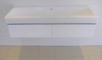 124078000 Подвесная раковина настенная прямоугольная Keramag  - Вид №1