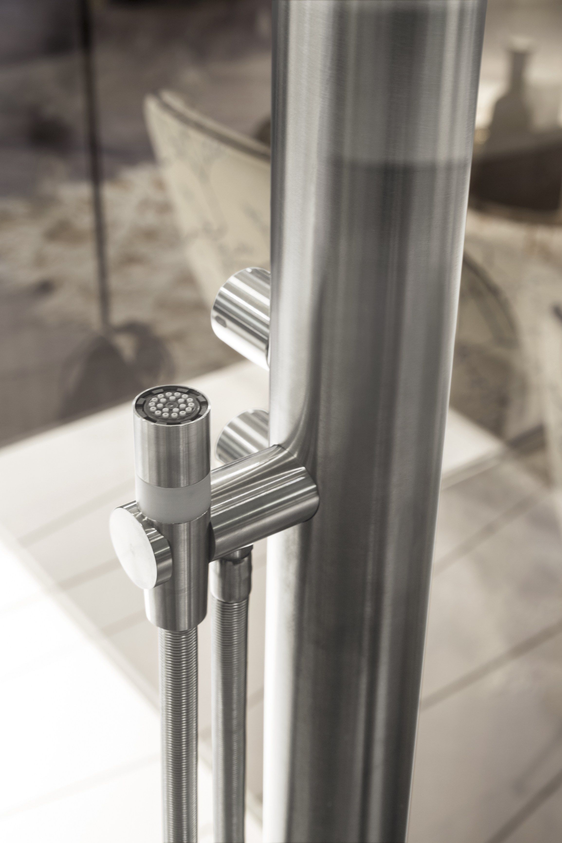 Напольная душевая колонна из нержавеющей стали с душем Antoniolupi Shawà ARCH-00027477 - Вид №6