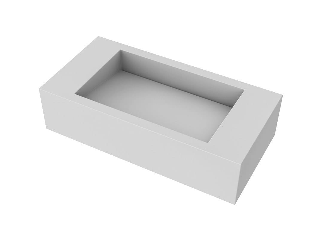 Одиночная подвесная раковина из твердой поверхности MOMA Design CUBATECNO ARCH-00068708