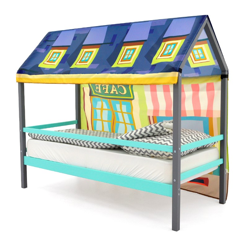 Накидка для кровати-домика Svogen игровая "Кафетерий" БЕЛЬМАРКО  00-3873212 Желтый Santreyd  - Вид №2