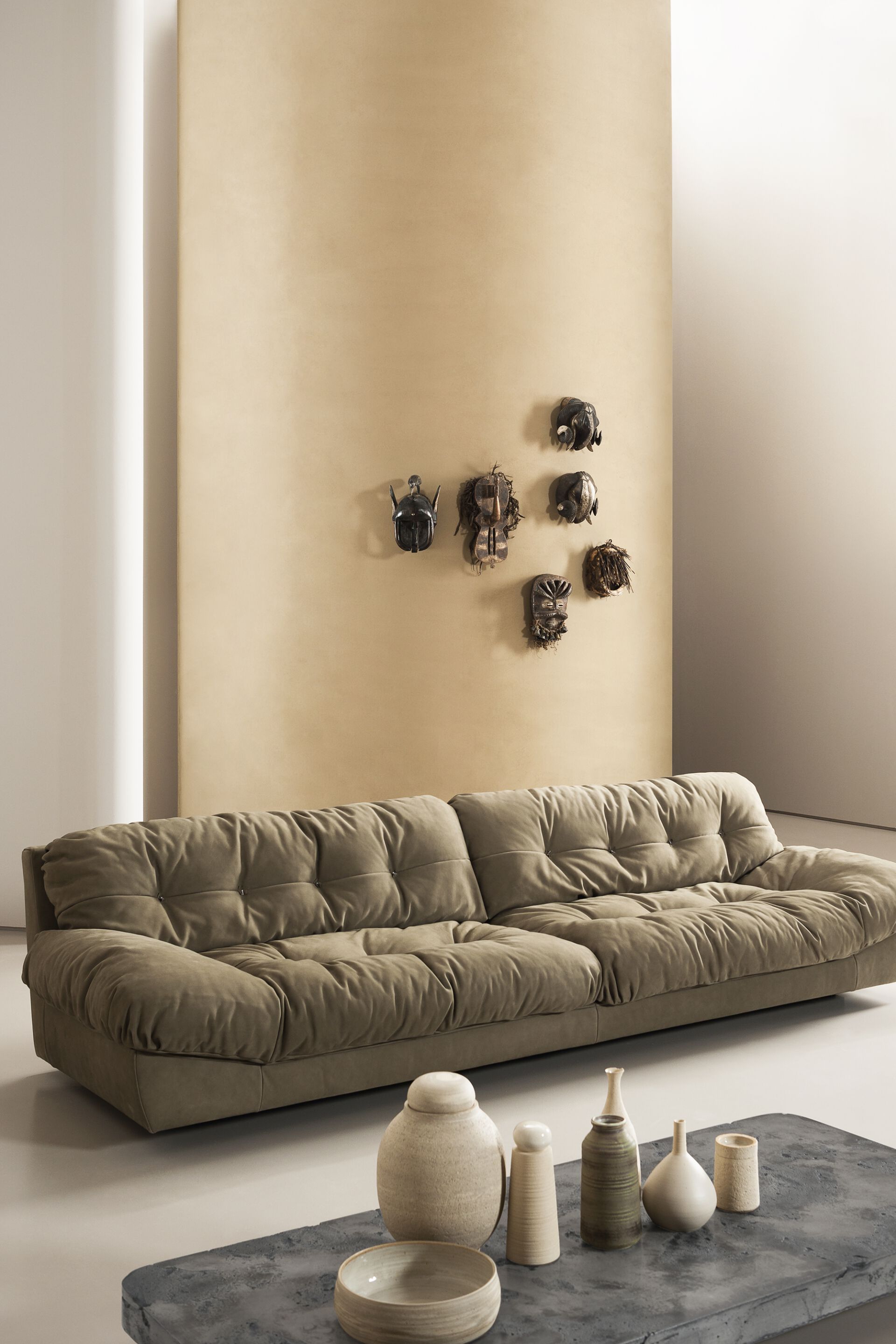 Кожаный диван Baxter Милан ARCH-00146932 - Вид №1