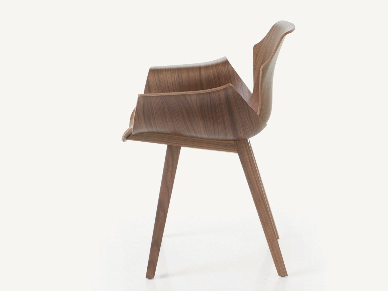 Деревянный стул с подлокотниками BassamFellows Petal ARCH-00121682 - Вид №1