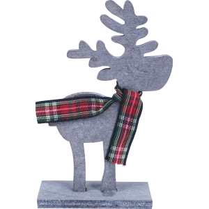 Ёлочное украшение «Олень» 9 см, дерево, в ассортименте