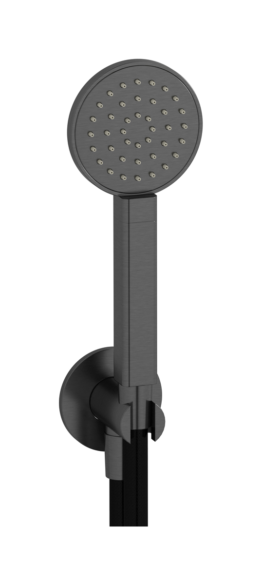 Дуплекс круглый WE ARE IB eo022cs Brushed Black Chrome Shower