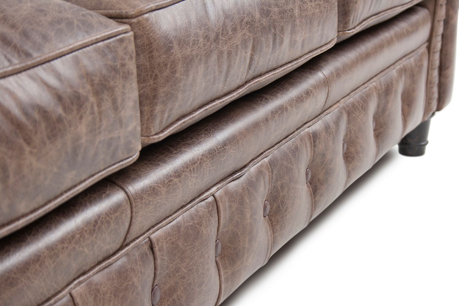 3-местный кожаный капитонный диван CREARTE COLLECTIONS Chesterfield Classic Origins ARCH-00104691 - Вид №3