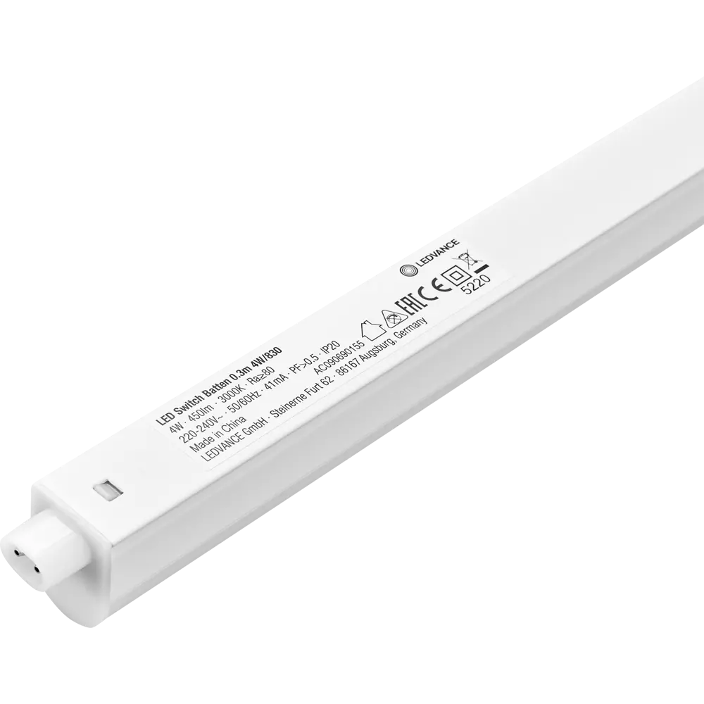 Светильник линейный светодиодный Ledvance LED Switch Batten 313 мм 4 Вт холодный белый свет 82321387 STLM-2151740  - Вид №2